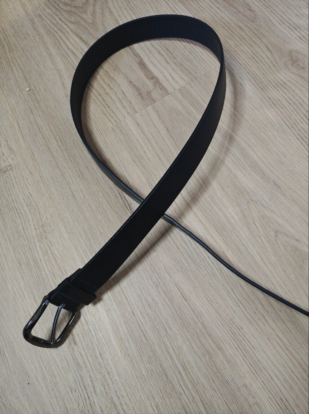 Beverly Hills Polo Club Black Men's Leather-like Belt - Classic Everyday Style